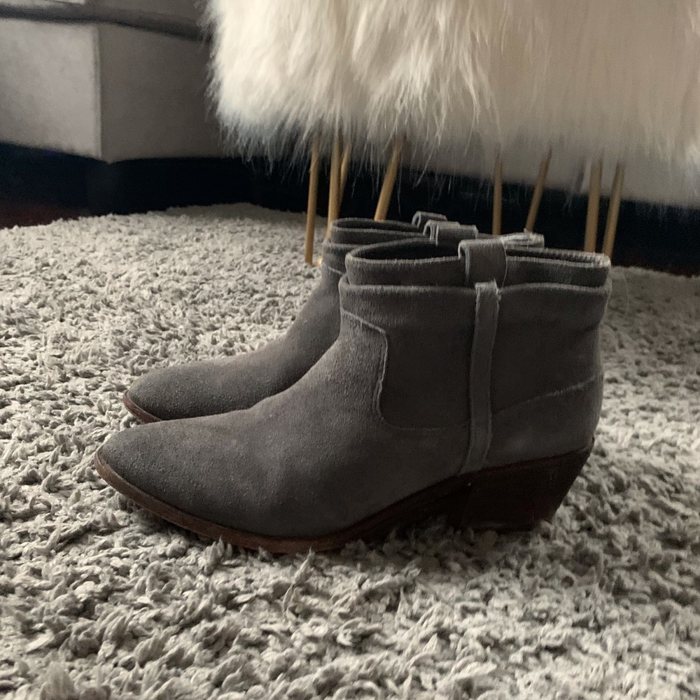Joie Ajax Grey Bootie 38 $295